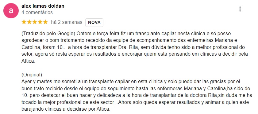 Transplante Capilar Opiniões Transplante Capilar Opiniões