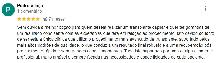 Transplante Capilar Opiniões Transplante Capilar Opiniões